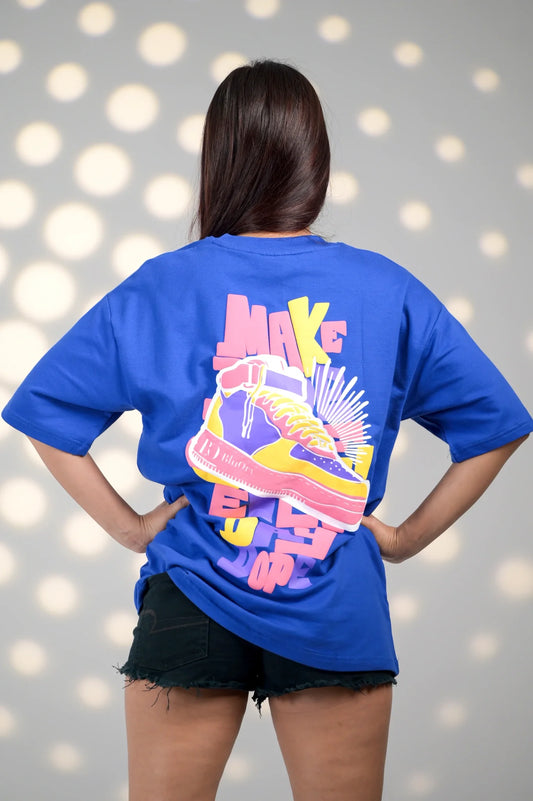 Step Up Your Style: BluOry’s M.E.D.D. Sneaker Oversized T-Shirt
