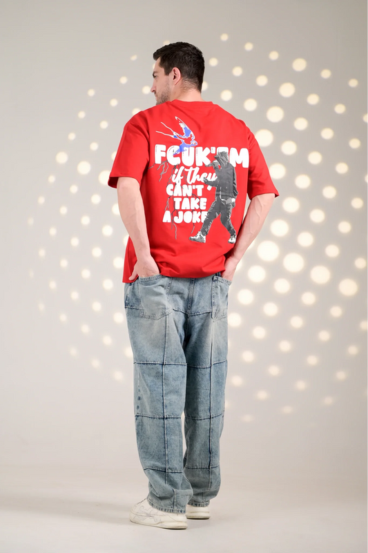Lighten Up Your Look: BluOry’s “Take a Joke” Oversized T-Shirt