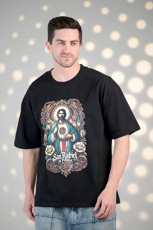 Elevate Your Look with BluOry’s “San Rafriel de Pudola” Oversized T-Shirt
