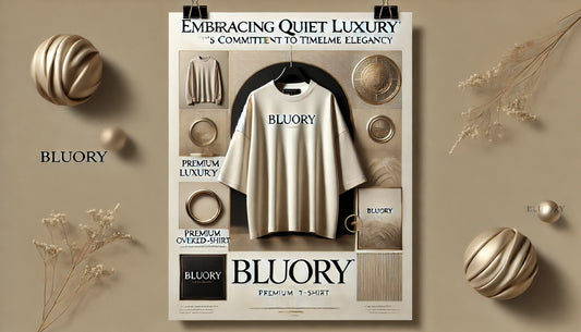 Embracing Quiet Luxury BluOry's Commitment to Timeless Elegance premium bluory oversized tshirts