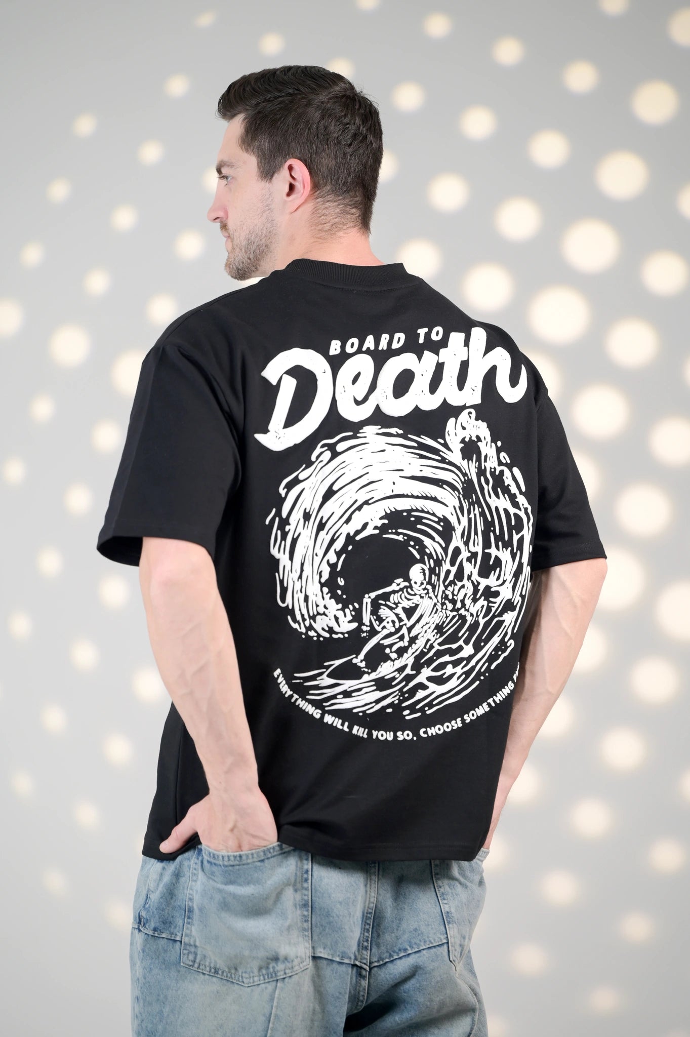 BluOry_premium_luxury_oversized_t-shirt__India_mumbai_delhi_chandigarh_banglore_lucknow_-Board to Death Tee - BluOry-[]