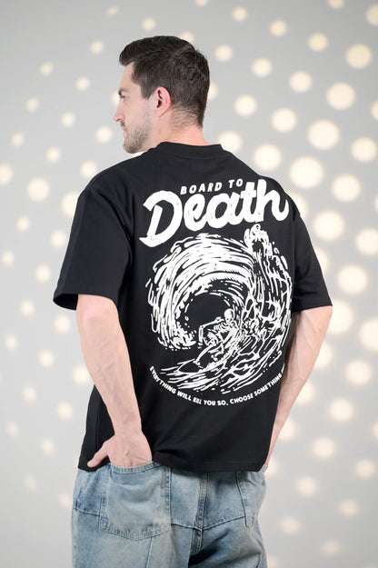 BluOry_premium_luxury_oversized_t-shirt__India_mumbai_delhi_chandigarh_banglore_lucknow_-Board to Death Tee - BluOry-[]