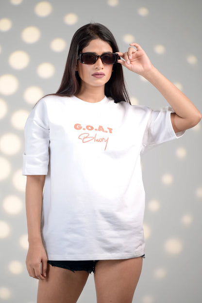 BluOry_premium_luxury_oversized_t-shirt__India_mumbai_delhi_chandigarh_banglore_lucknow_-G.O.A.T T-shirt - BluOry-[]