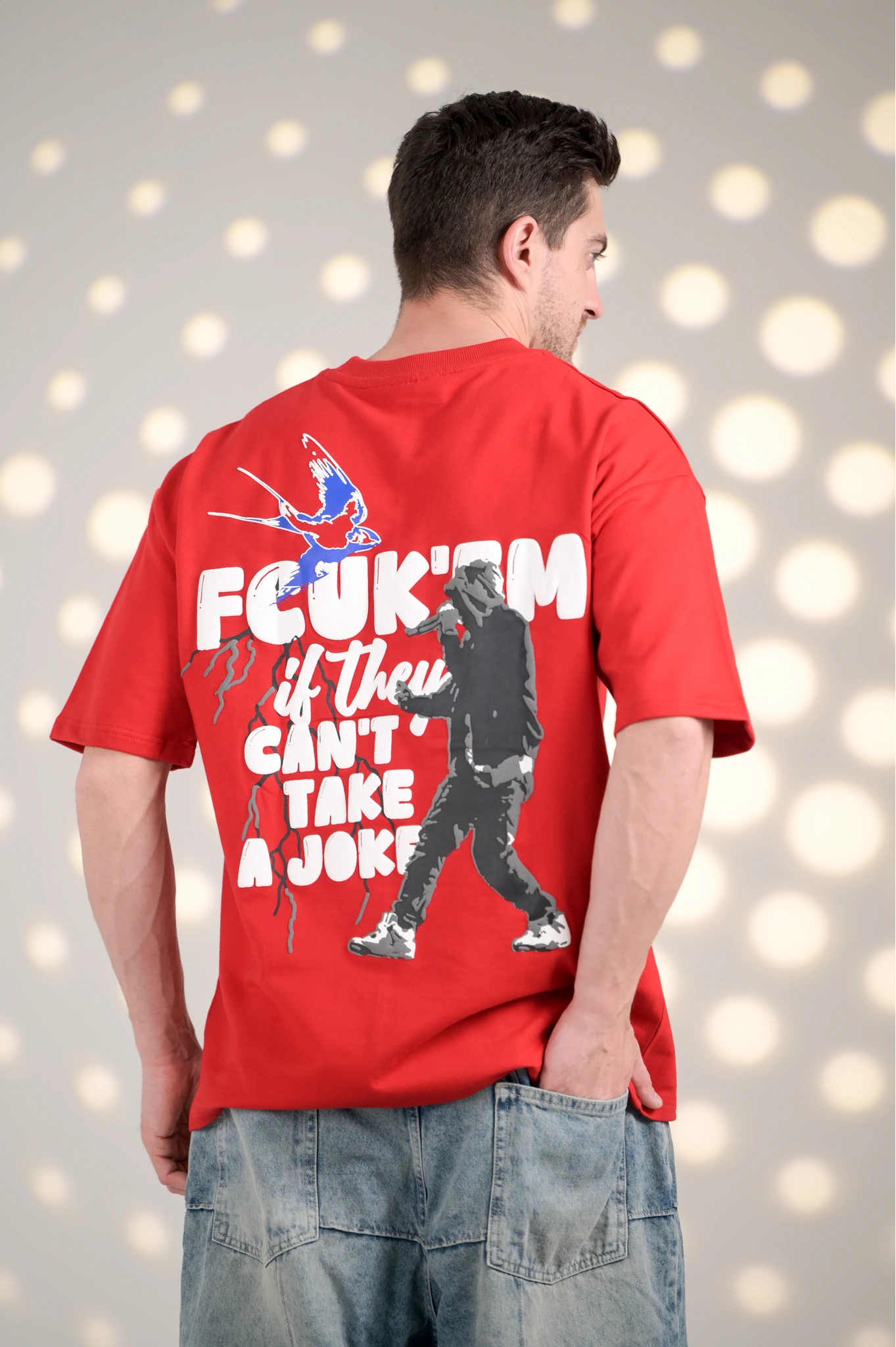 BluOry_premium_luxury_oversized_t-shirt__India_mumbai_delhi_chandigarh_banglore_lucknow_-Take a Joke Tee - BluOry-[]