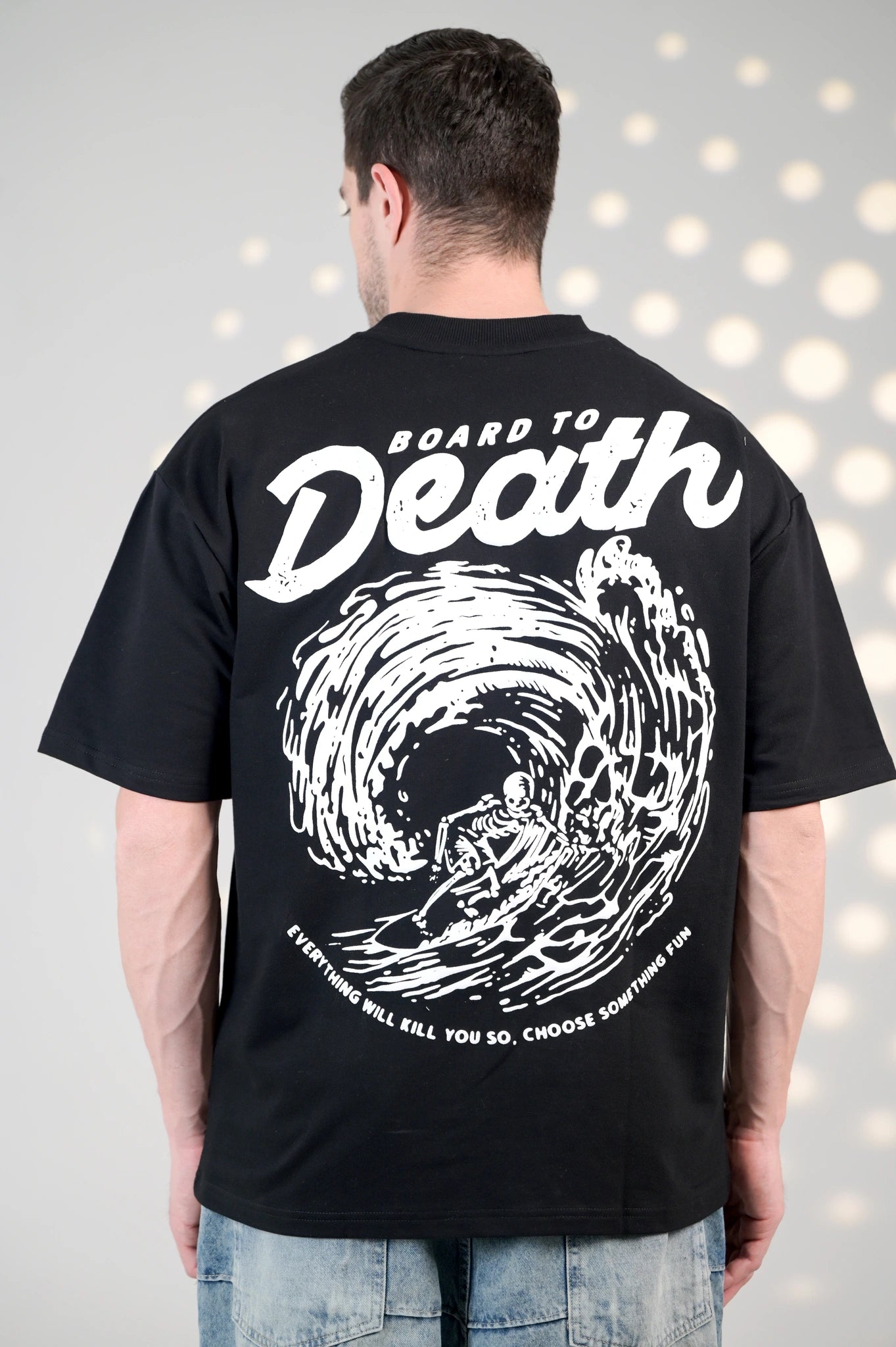 BluOry_premium_luxury_oversized_t-shirt__India_mumbai_delhi_chandigarh_banglore_lucknow_-Board to Death Tee - BluOry-[]