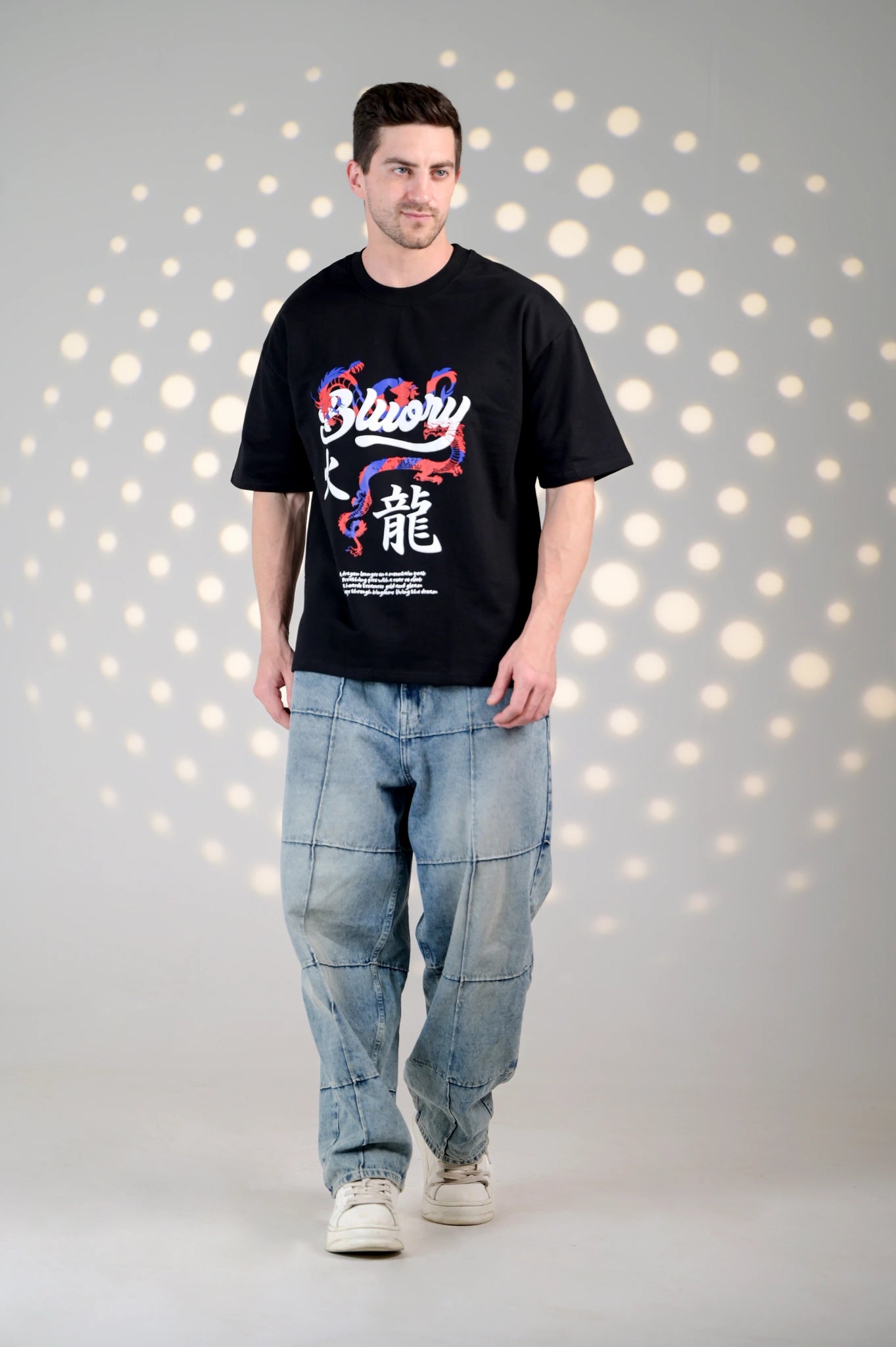 BluOry_premium_luxury_oversized_t-shirt__India_mumbai_delhi_chandigarh_banglore_lucknow_-Dragon Spirit Tee - BluOry-[]