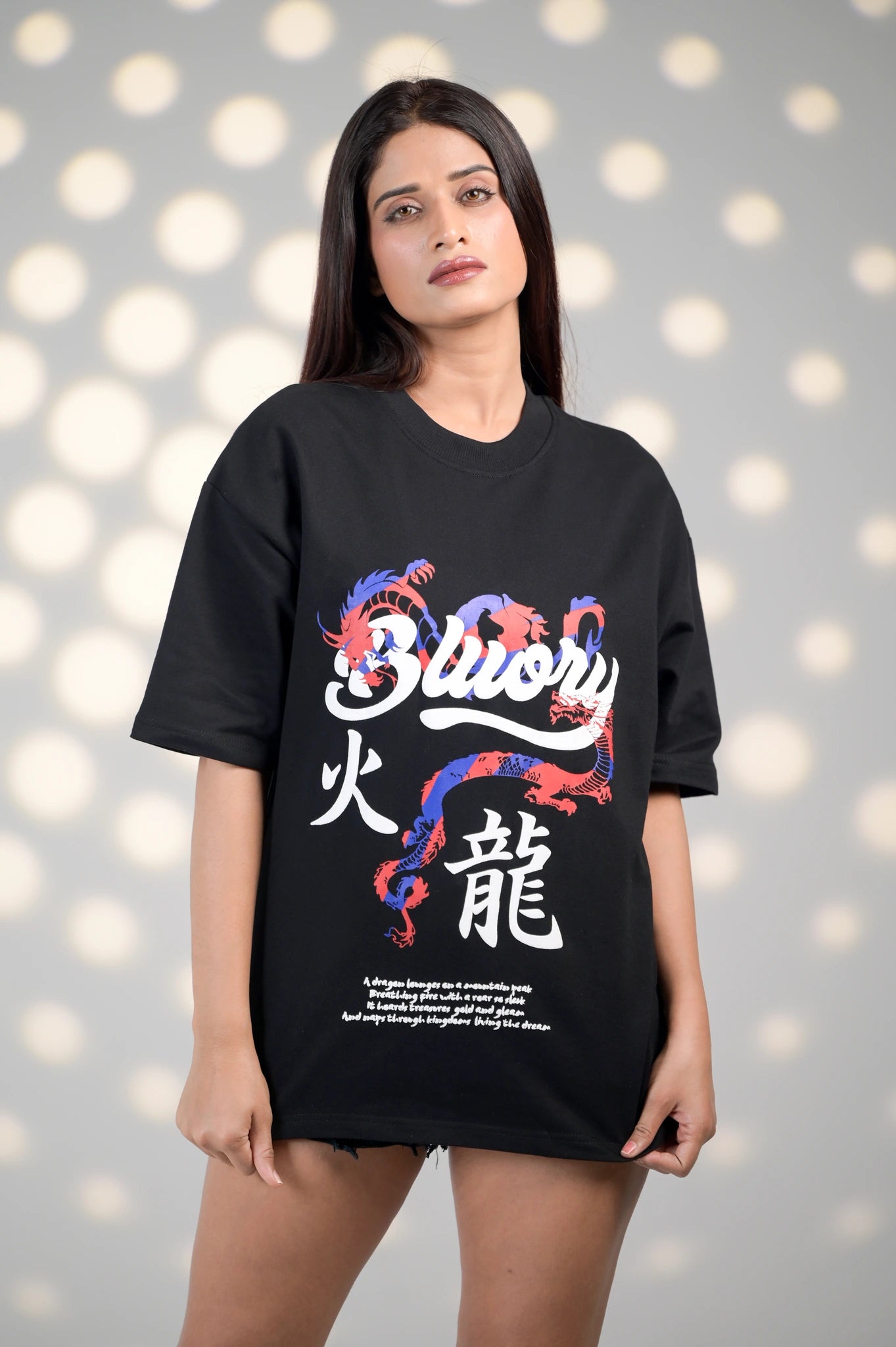 BluOry_premium_luxury_oversized_t-shirt__India_mumbai_delhi_chandigarh_banglore_lucknow_-Dragon Spirit Tee - BluOry-[]