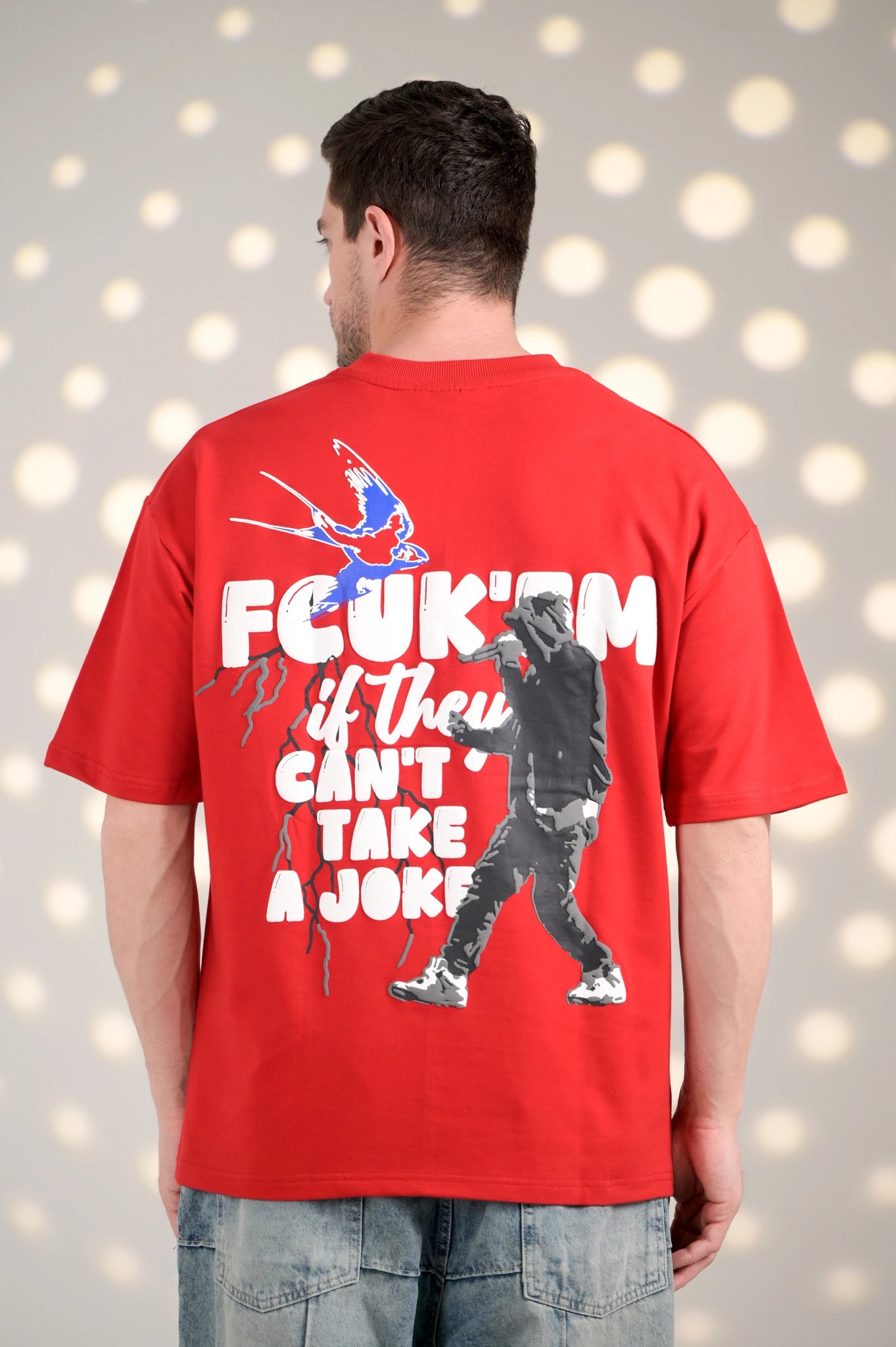 BluOry_premium_luxury_oversized_t-shirt__India_mumbai_delhi_chandigarh_banglore_lucknow_-Take a Joke Tee - BluOry-[]