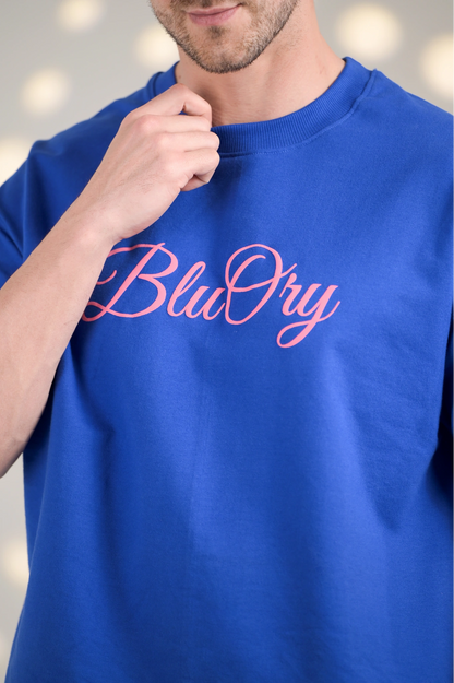 BluOry_premium_luxury_oversized_t-shirt__India_mumbai_delhi_chandigarh_banglore_lucknow_-M.E.D.D. Sneaker Tee - BluOry-["blue","Blue T-shirt","make every day dope tshirt","Oversized T-shirt","sneaker T-shirt","T-shirt","tshirt"]