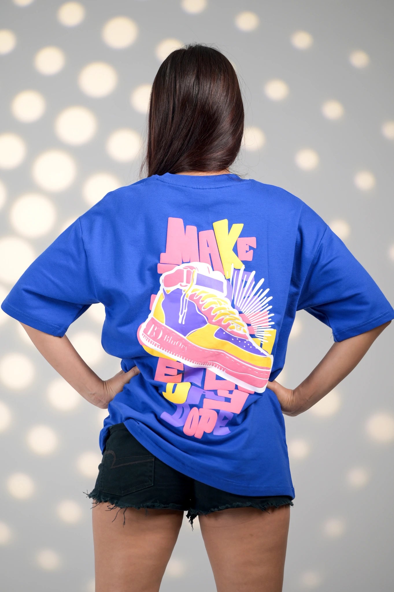 BluOry_premium_luxury_oversized_t-shirt__India_mumbai_delhi_chandigarh_banglore_lucknow_-M.E.D.D. Sneaker Tee - BluOry-["blue","Blue T-shirt","make every day dope tshirt","Oversized T-shirt","sneaker T-shirt","T-shirt","tshirt"]