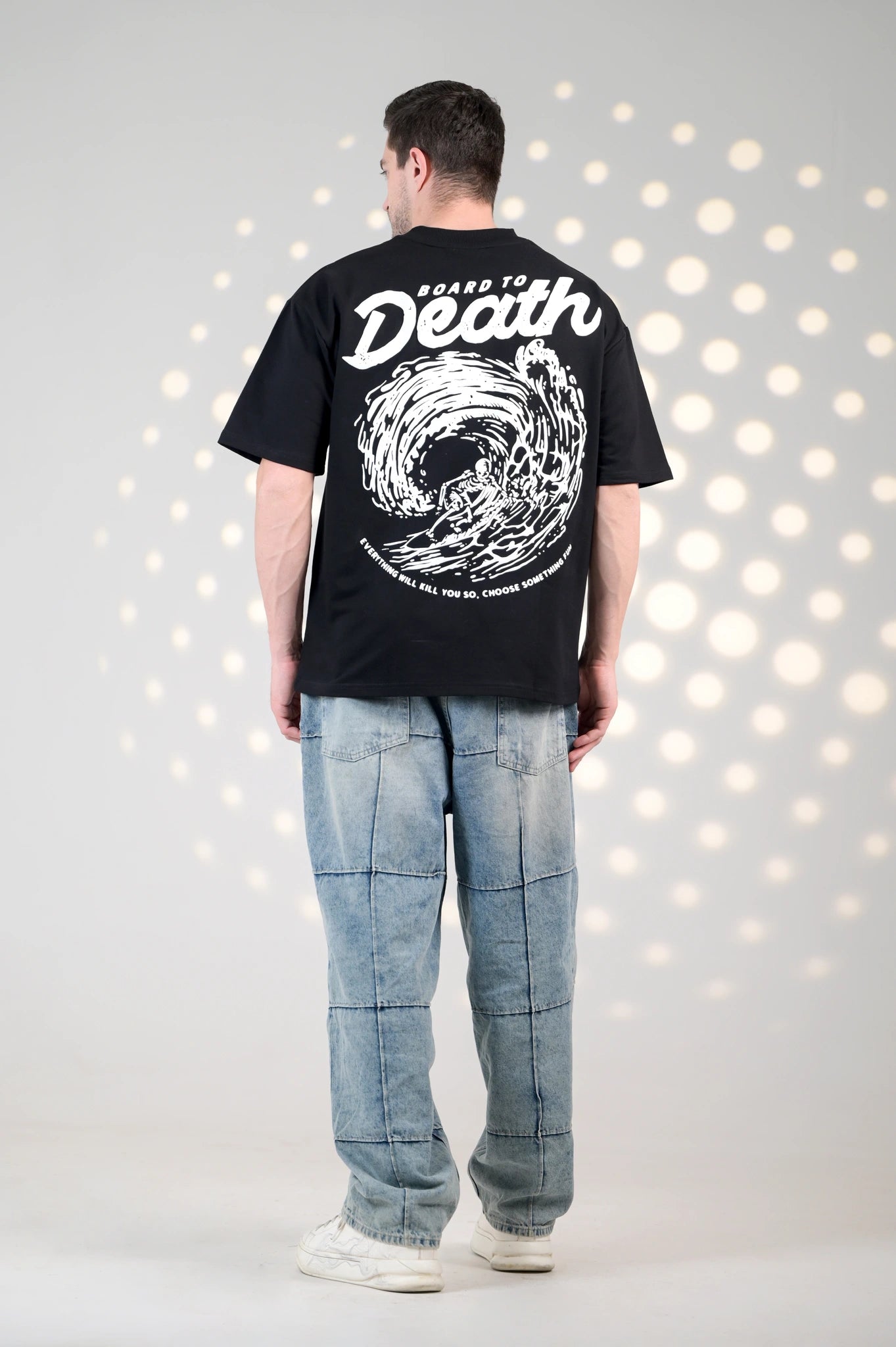 BluOry_premium_luxury_oversized_t-shirt__India_mumbai_delhi_chandigarh_banglore_lucknow_-Board to Death Tee - BluOry-[]