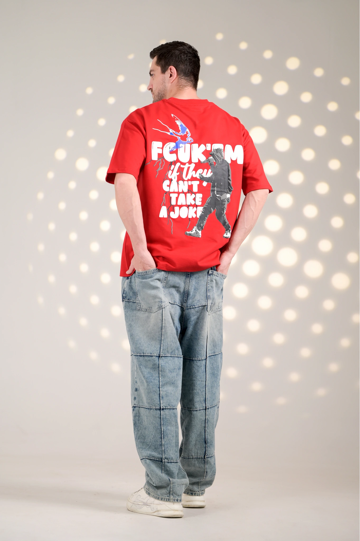 BluOry_premium_luxury_oversized_t-shirt__India_mumbai_delhi_chandigarh_banglore_lucknow_-Take a Joke Tee - BluOry-[]