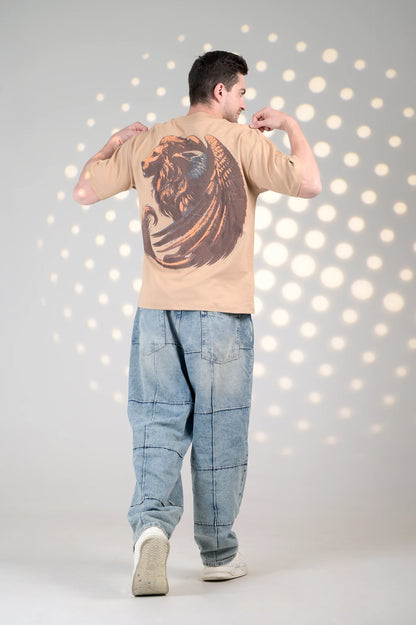 BluOry_premium_luxury_oversized_t-shirt__India_mumbai_delhi_chandigarh_banglore_lucknow_-Griffin Art T-shirt - BluOry-[]