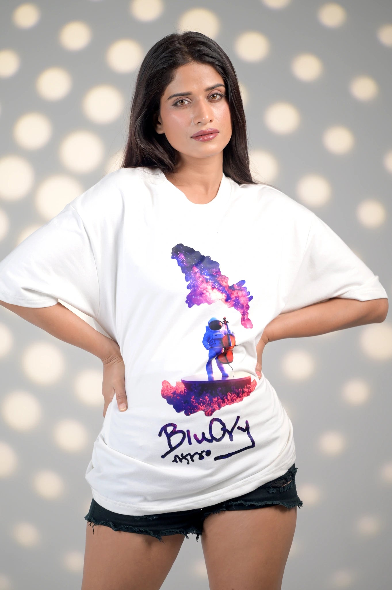 BluOry_premium_luxury_oversized_t-shirt__India_mumbai_delhi_chandigarh_banglore_lucknow_-Astro Melody T-shirt - BluOry-[]
