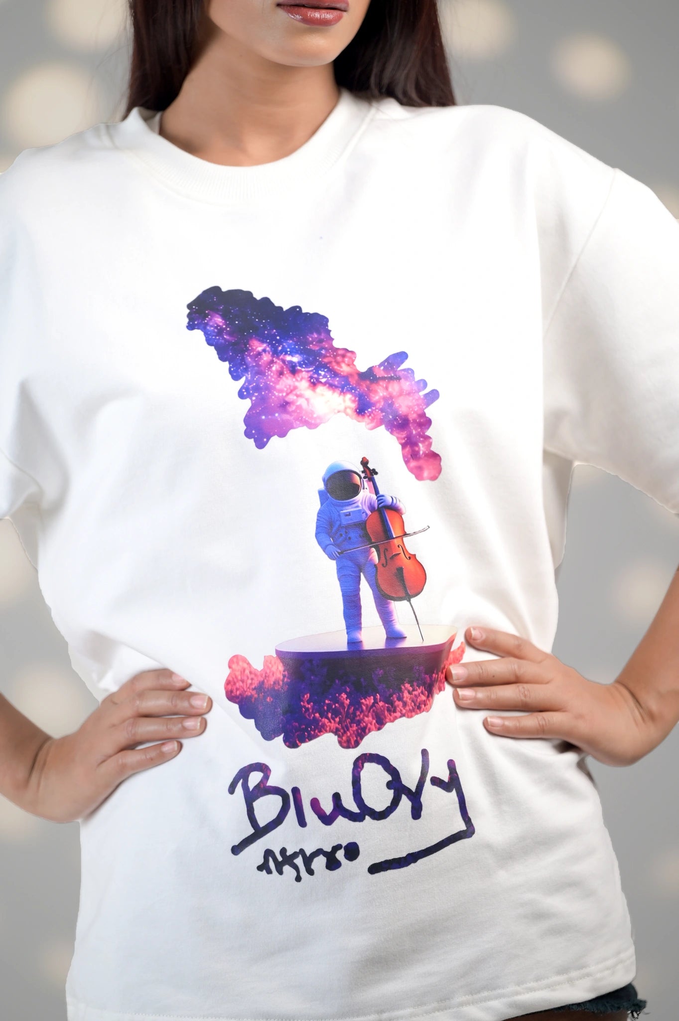 BluOry_premium_luxury_oversized_t-shirt__India_mumbai_delhi_chandigarh_banglore_lucknow_-Astro Melody T-shirt - BluOry-[]