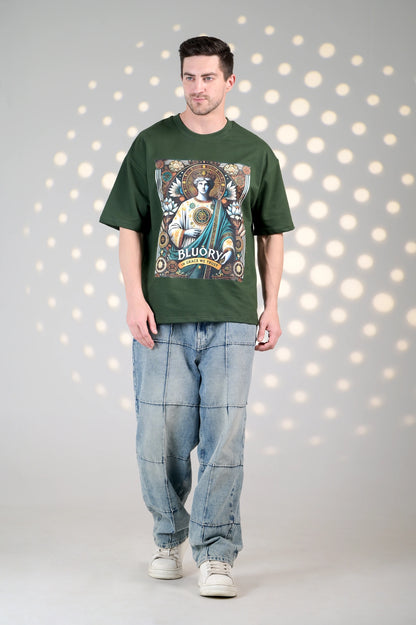 BluOry_premium_luxury_oversized_t-shirt__India_mumbai_delhi_chandigarh_banglore_lucknow_-ArtGod T-shirt - BluOry-[]