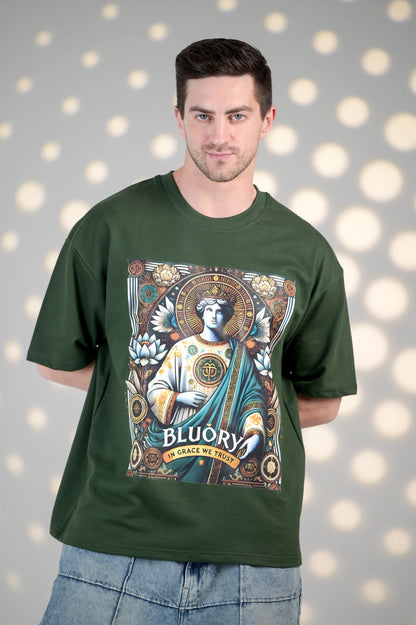 BluOry_premium_luxury_oversized_t-shirt__India_mumbai_delhi_chandigarh_banglore_lucknow_-ArtGod T-shirt - BluOry-[]