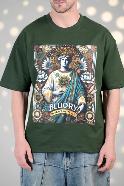BluOry_premium_luxury_oversized_t-shirt__India_mumbai_delhi_chandigarh_banglore_lucknow_-ArtGod T-shirt - BluOry-[]
