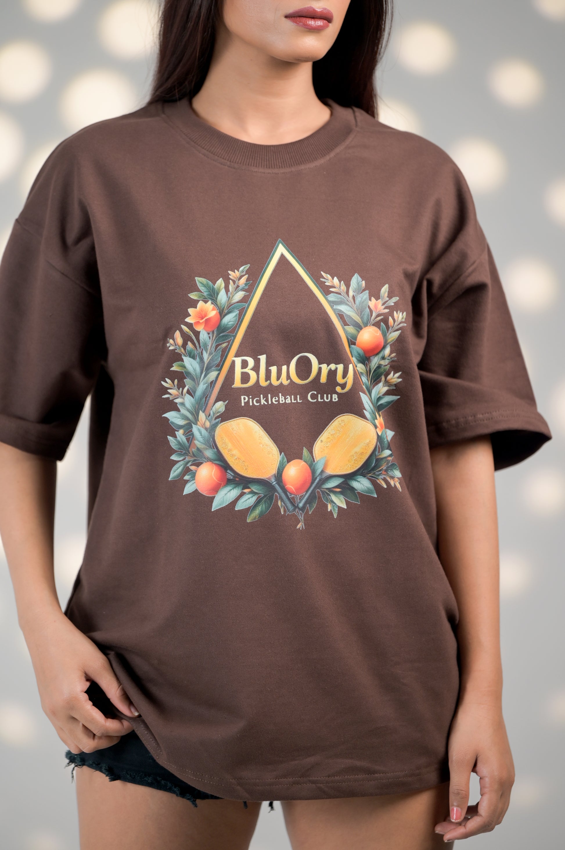 BluOry_premium_luxury_oversized_t-shirt__India_mumbai_delhi_chandigarh_banglore_lucknow_-Pickleball Club T-Shirt - BluOry-["Oversized T-shirt","sneaker T-shirt","T-shirt"]